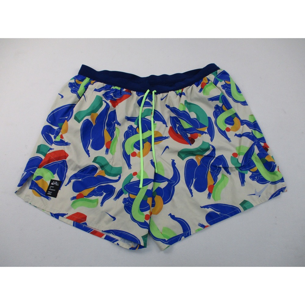 Nike Running Shorts Mens 2XL Multi Kelly Anna A.I.R. Artist Residence CZ9200-008